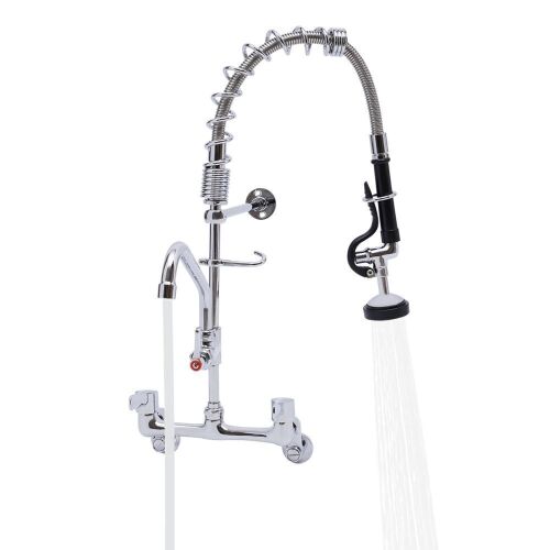 Adjustable Center Wall Mount Kitchen Faucet with 25" Height  - Lot 409