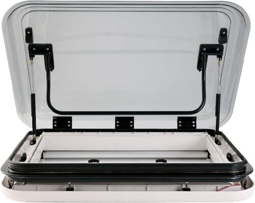 27.6 x19.7Inch Caravan Roof Vent Kit with LED Light - Lot 504