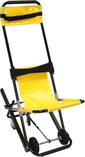 Portable Emergency Stair Wheelchair with 4 Wheels, 350lb Load Capacity - Lot 506