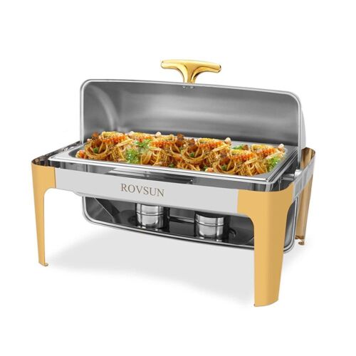 ROVSUN 9 QT Roll Top Rectangle Chafing Dish  - Lot 614