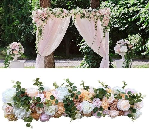 Artificial Wedding Arch Flowers Kit 3.28ft - Lot 617