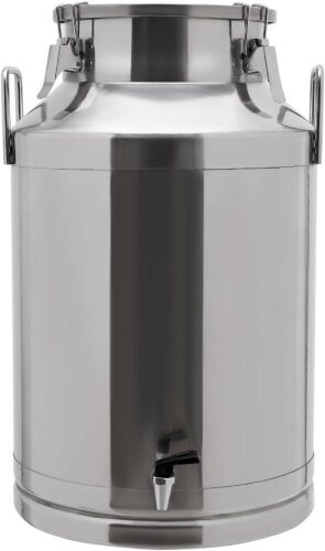 15.85Gal Stainless Steel Sealed Liquid Bucket - Lot 690