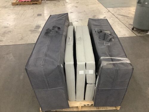 Lot of (3) Portable Folding Mattress Toppers, Twin, Full, & Queen  - Lot 374