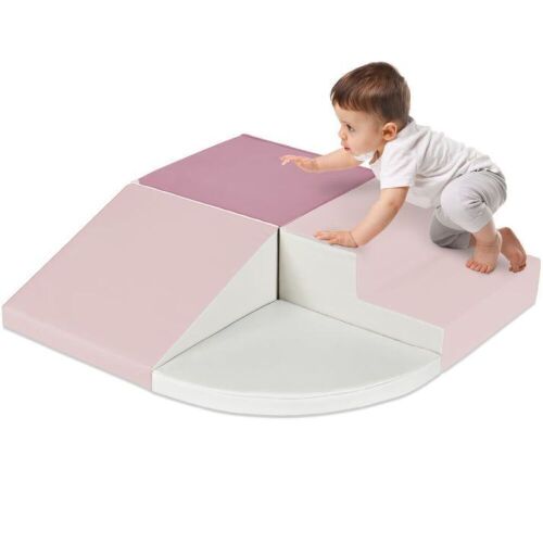 4-Piece Kids Climb & Crawl Soft Foam Shapes Structure Playset - Lot 804