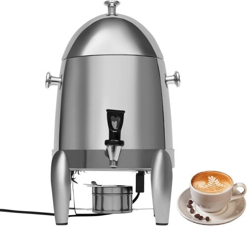 Stainless Steel Coffee Urn and Hot Beverage Dispenser 3.4 Gallon  - Lot 140