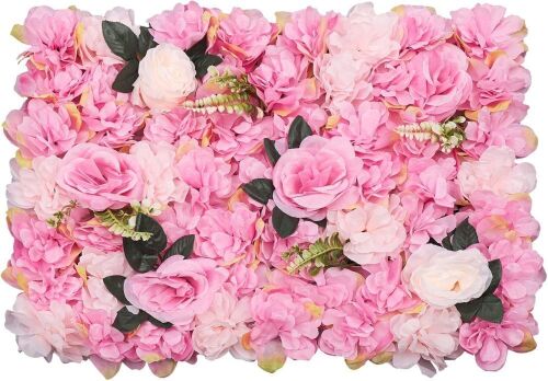 Lot of (2) Flower Wall Panels, 24" x 16", 12pc  - Lot 142