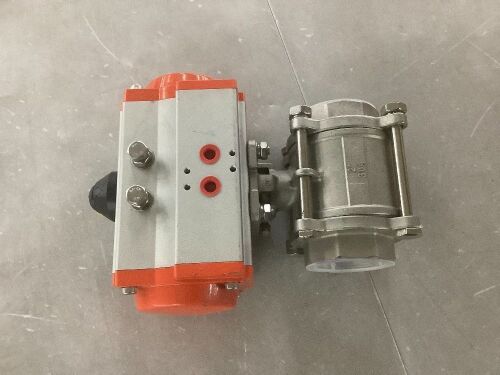  Lot of (3) 2" Pneumatic Air Actuated Ball Valve - Lot 507