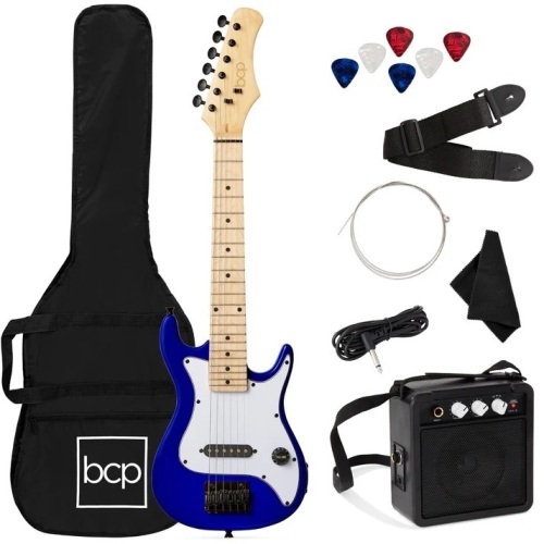 Kids Electric Guitar Beginner Starter Kit w/ 5W Amplifier - 30 in - Lot 7989