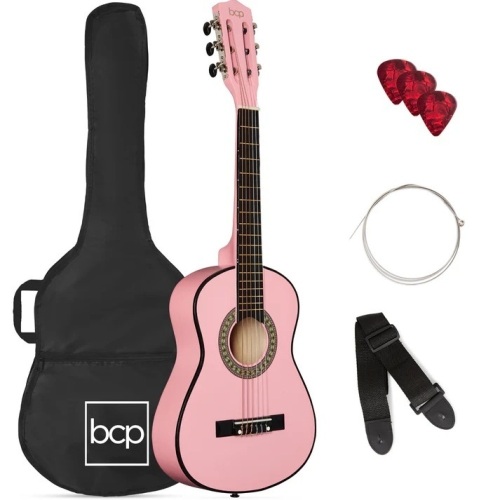 Kids Acoustic Guitar Beginner Starter Kit with Carrying Case - 30in - Lot 8022