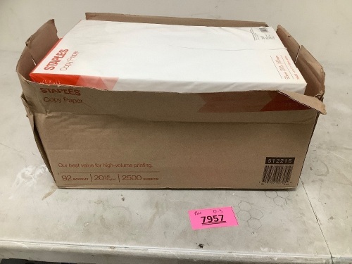 Box of Printing Paper - Lot 7957