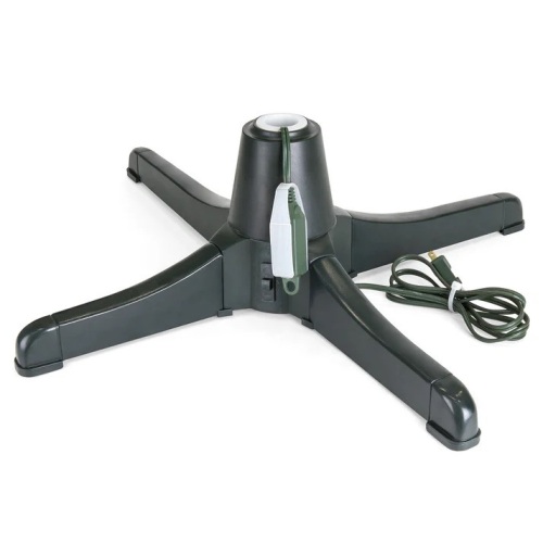 360-Degree Rotating Christmas Tree Stand w/ 3 Settings, 3 Outlets - Lot 8137