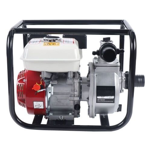 6.5 HP Portable Water Pump Gas Powered 2 Inch 2-Stroke 210cc - Never Had Gas In Tank - Lot 79