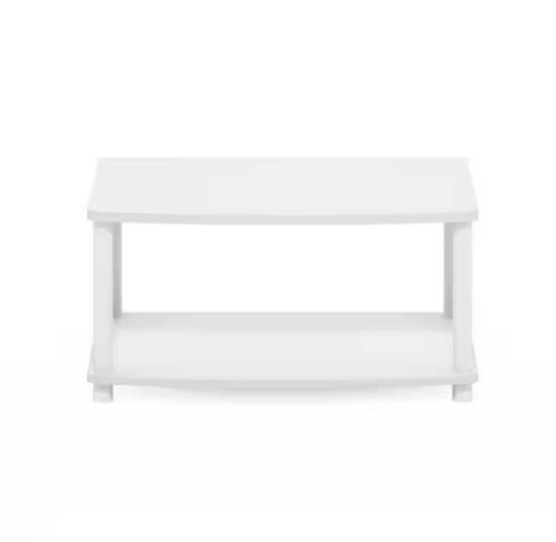 Furinno 32 in. Turn-N-Tube White/White TV Stand Entertainment Center - Lot 352