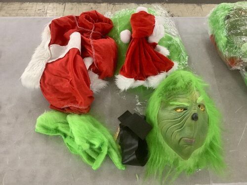 Grinch Costume, X-Large - Lot 377