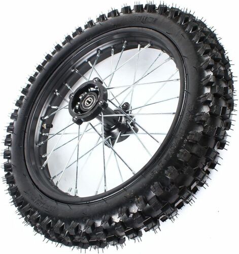 16" Rear Rim Wheel Tire Dirt Pit Bike with Sprocket 90/100-16 - Lot 155