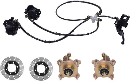 4 Stud Front Steering Wheel Hub Disc Brake Assembly ATV Go kart Quad Dirt Bike - Lot 761
