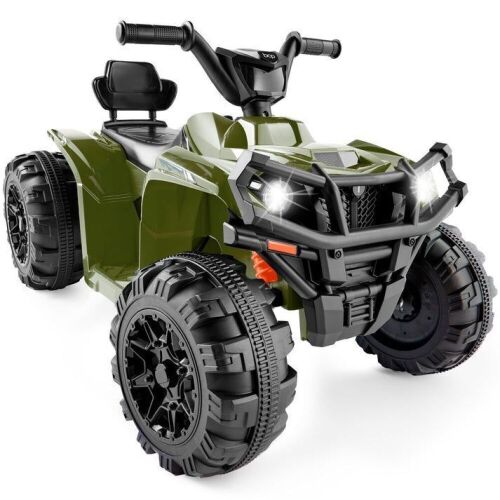 12V Kids Ride-On 4-Wheeler Quad ATV Car w/ 2.4mph Max, Bluetooth, Headlights - Lot 142