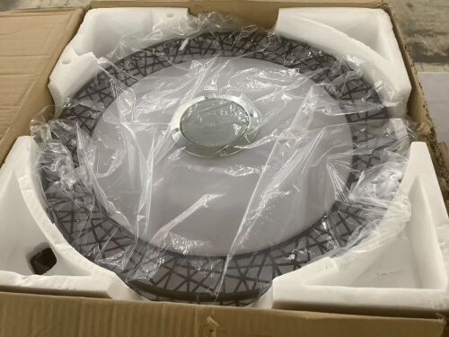 42" Retractable Bluetooth Ceiling Fan with Light and Remote - Lot 239