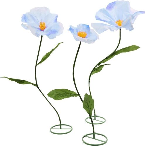 Giant Artificial Flower Decoration, 3 pc - Lot 736