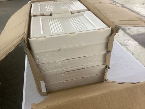 Plastic Folding Storage Boxes - Lot 738