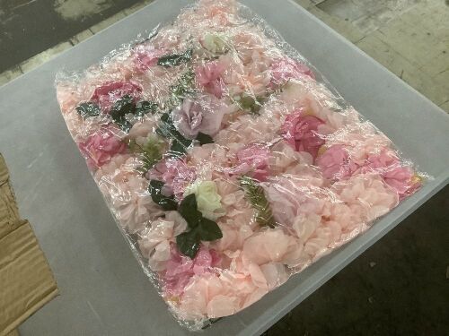 Artificial Silk Flower Wall Panels - Lot 843