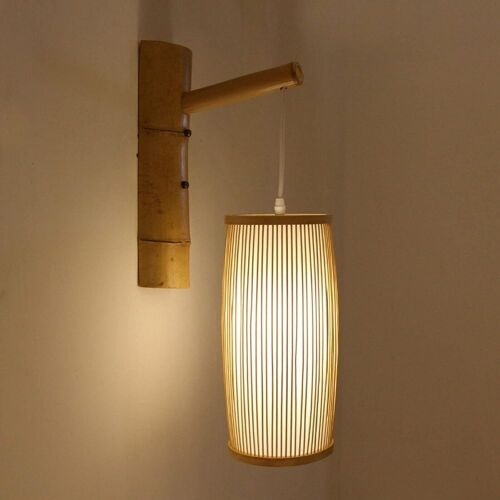 Bamboo Wall Lamp - Lot 413
