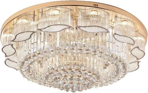 Modern Crystal LED Ceiling Light Chandelier Flush Mount - Lot 169
