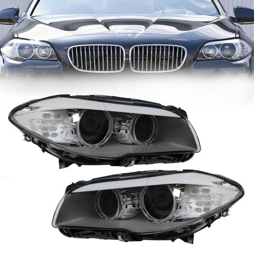 Headlight Assembly Set For 2011-2013 BMW 550i 528i 530i - Lot 426