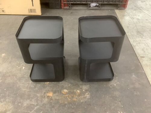 Lot of (2) Modern Side Tables - Lot 514