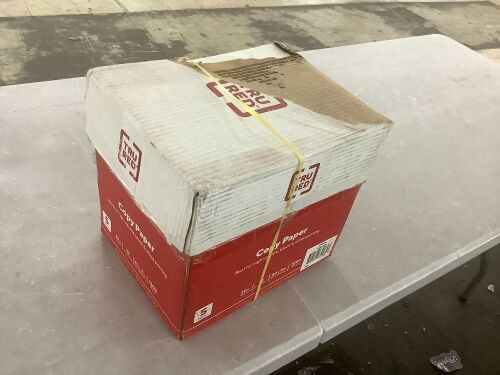 TruRed Copy Paper 8.5" x 11", 20lb, 92 Brightness, 2500 Sheets - Lot 810