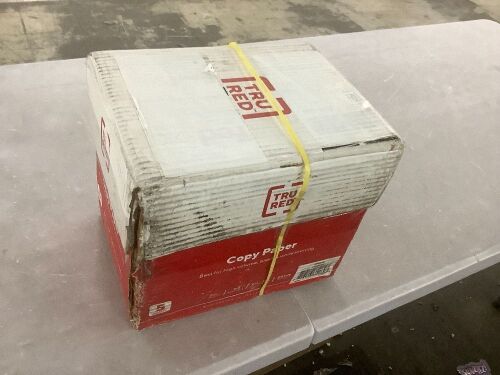 TruRed Copy Paper 8.5" x 11", 20lb, 92 Brightness, 2500 Sheets - Lot 811