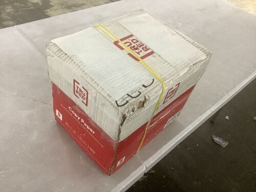 TruRed Copy Paper 8.5" x 11", 20lb, 92 Brightness, 2500 Sheets - Lot 821