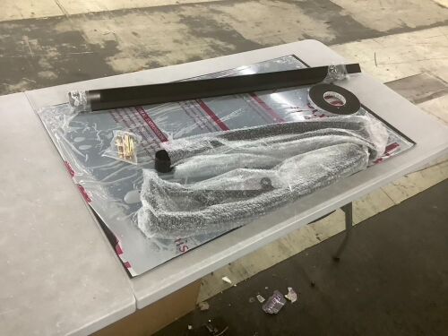 Window Awning Door Canopy Polycarbonate Cover with Bracket  - Lot 441