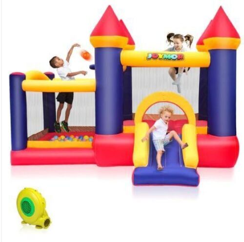 JOYMOR Inflatable Slide Bounce Jumping Castle House With Air Blower Pump - Lot 27