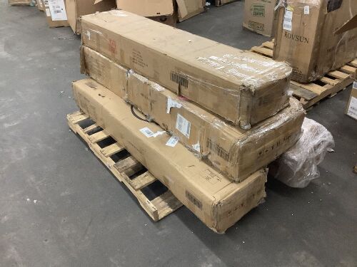 Lot of (4) Bed Frames, 2 Twin, 1 Queen, 1 Full - Uninspected  - Lot 46