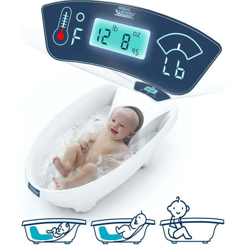 3-in-1 Digital Scale Water Thermometer and Infant Tub - Lot 8183
