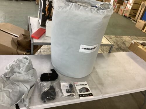KING BIRD Travel Trailer RV Cover, Fits 22'-24' Motorhome - Lot 180