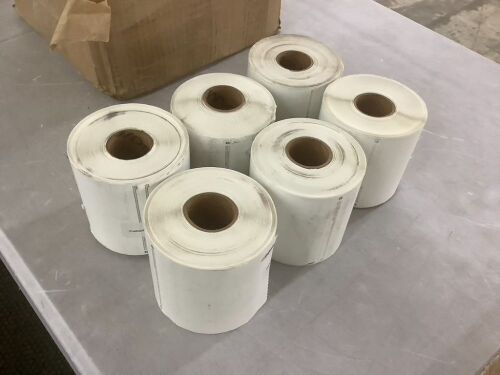 Lot of (24) Thermal Label Roll  - Lot 393