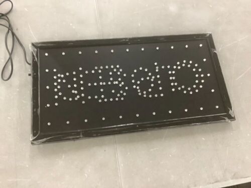 LED Open & Closed Sign 19" x 10"  - Lot 398