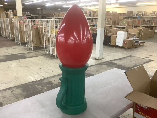 3ft Battery Operated LED Jumbo Bulb - Small Dents - Lot 832