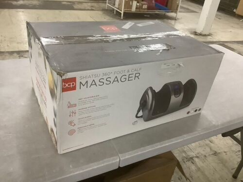 Reflexology Shiatsu Foot Massager w/ High-Intensity Rollers, Remote Control - Lot 824