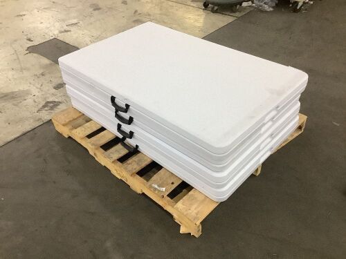 Lot of (4) 8' Folding Tables - Uninspected - Lot 55