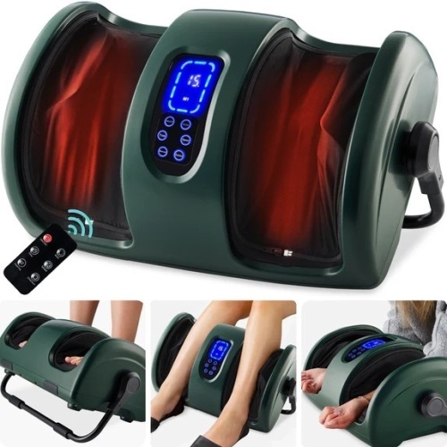 Reflexology Shiatsu Foot Massager w/ High-Intensity Rollers, Remote Control - Lot 8911