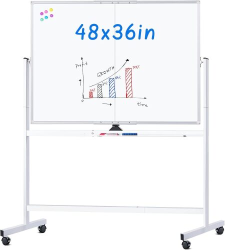 maxtek Rolling Whiteboard - Lot 8968
