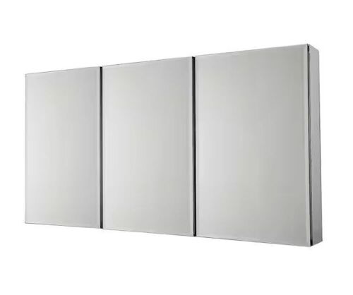 Glacier Bay 36 in. W x 31 in. H Rectangular Aluminum Medicine Cabinet with Mirror - Lot 95