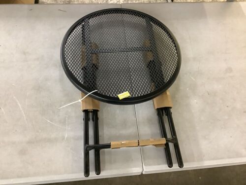 Metal Outdoor Folding Side Table  - Lot 234