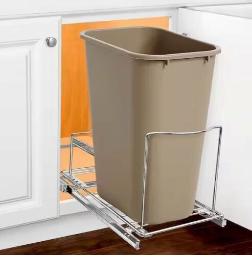 Under Cabinet Slide Out Adjustable Shelf for Trash Can - Lot 431
