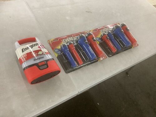 Lot of Flashlights & USB Lantern  - Lot 585