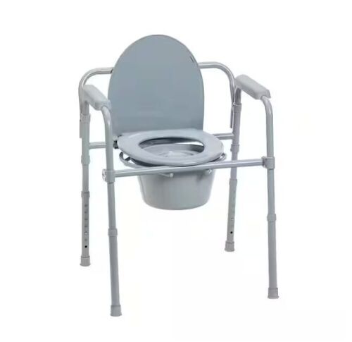Drive Medical Folding Steel Bedside Commode - Lot 736