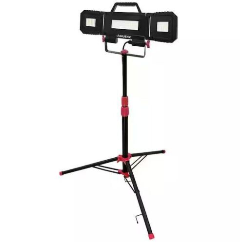 Husky 7000-Lumen Multi-Directional LED Tripod Work Light - Lot 104